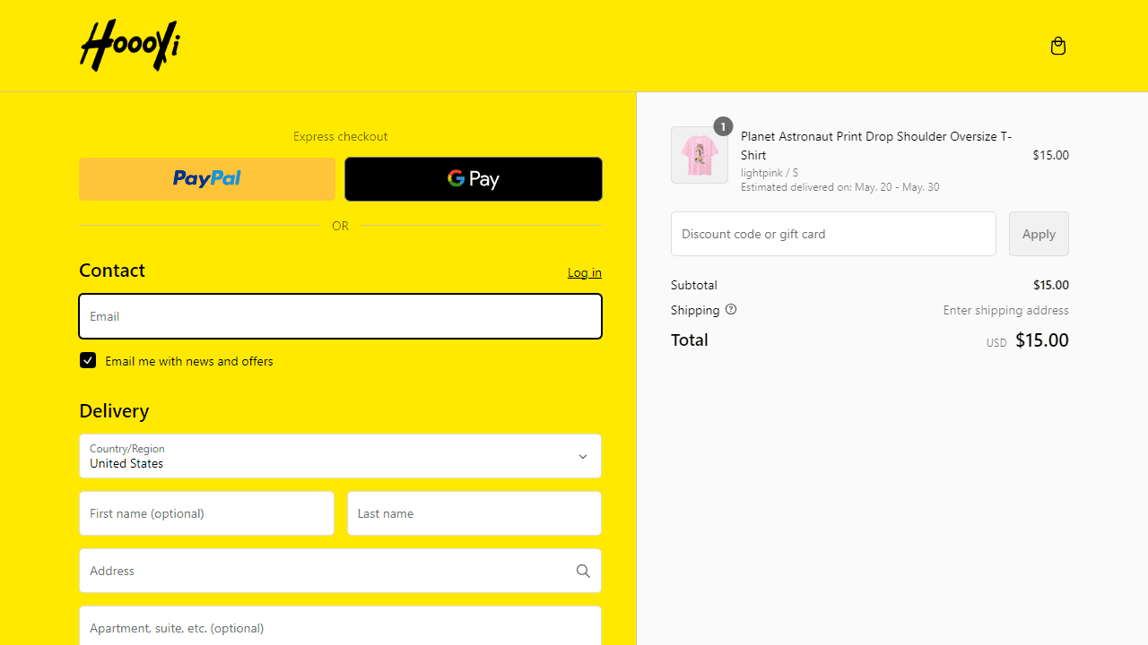 How to apply Hoooyi coupon code